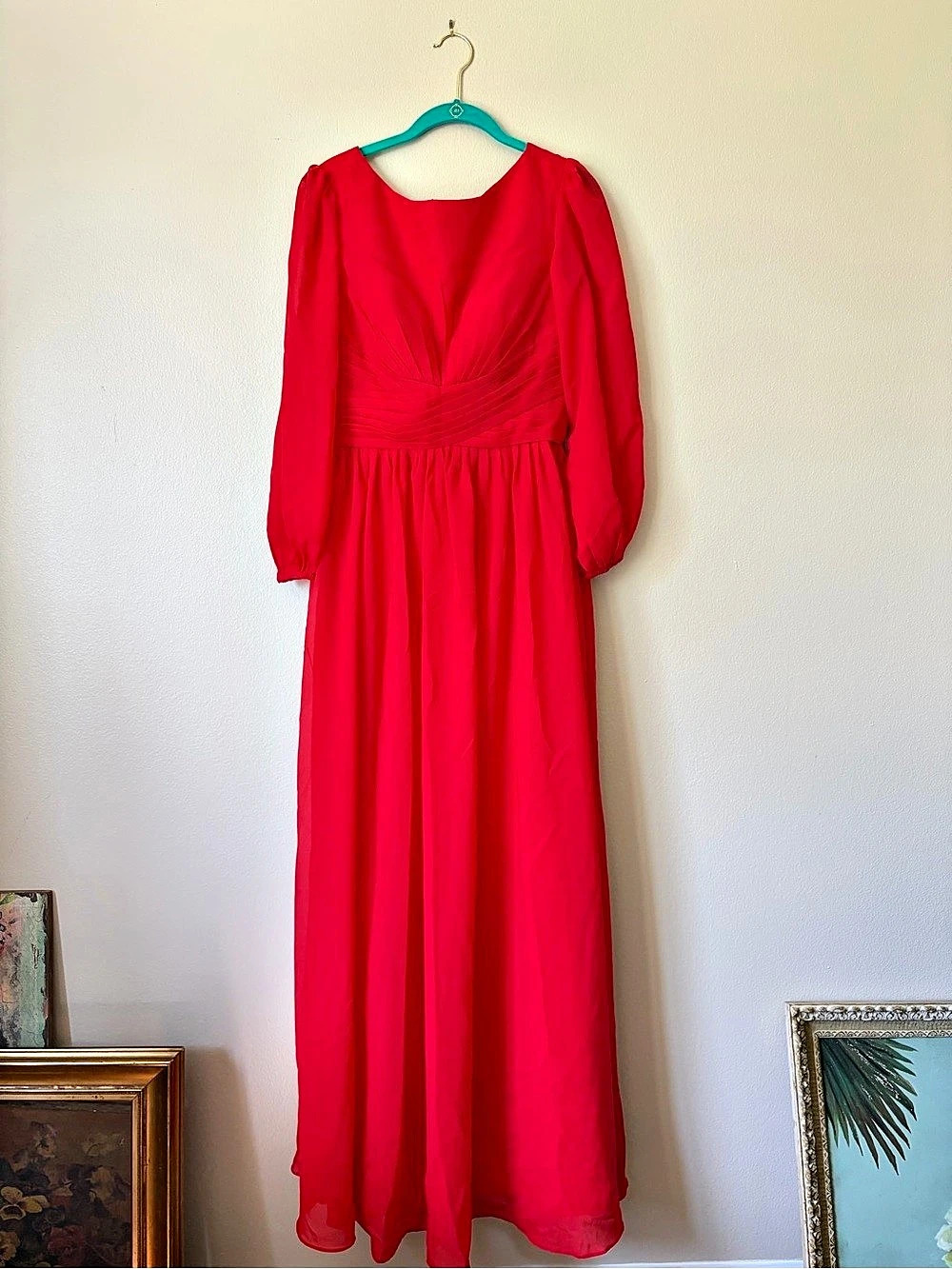 Wear Your Love Barcelona Dress Maxi Dress in Red NWT